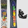 Alibi Snowboards Brain Rain 140 + Burton Freestyle S 2023 Snowboard-Set