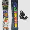 Alibi Snowboards Brain Rain 148 + Burton Citizen M 2023 Snowboard-Set -Skiausrüstung Geschäft BrainRain148BurtonCitizenM2023SnowboardSet