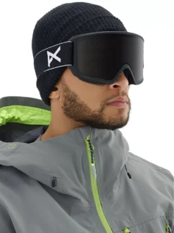 Anon M3 Polarized Black (+Bonus Lens) Goggle -Skiausrüstung Geschäft M3PolarizedBlackBonusLensGoggle 6