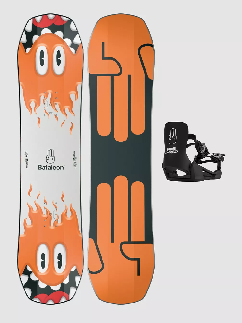 Bataleon Minishred 120 + Minishred ML 2023 Snowboard-Set 3 Bataleon Minishred 120 + Minishred ML 2023 Snowboard-Set