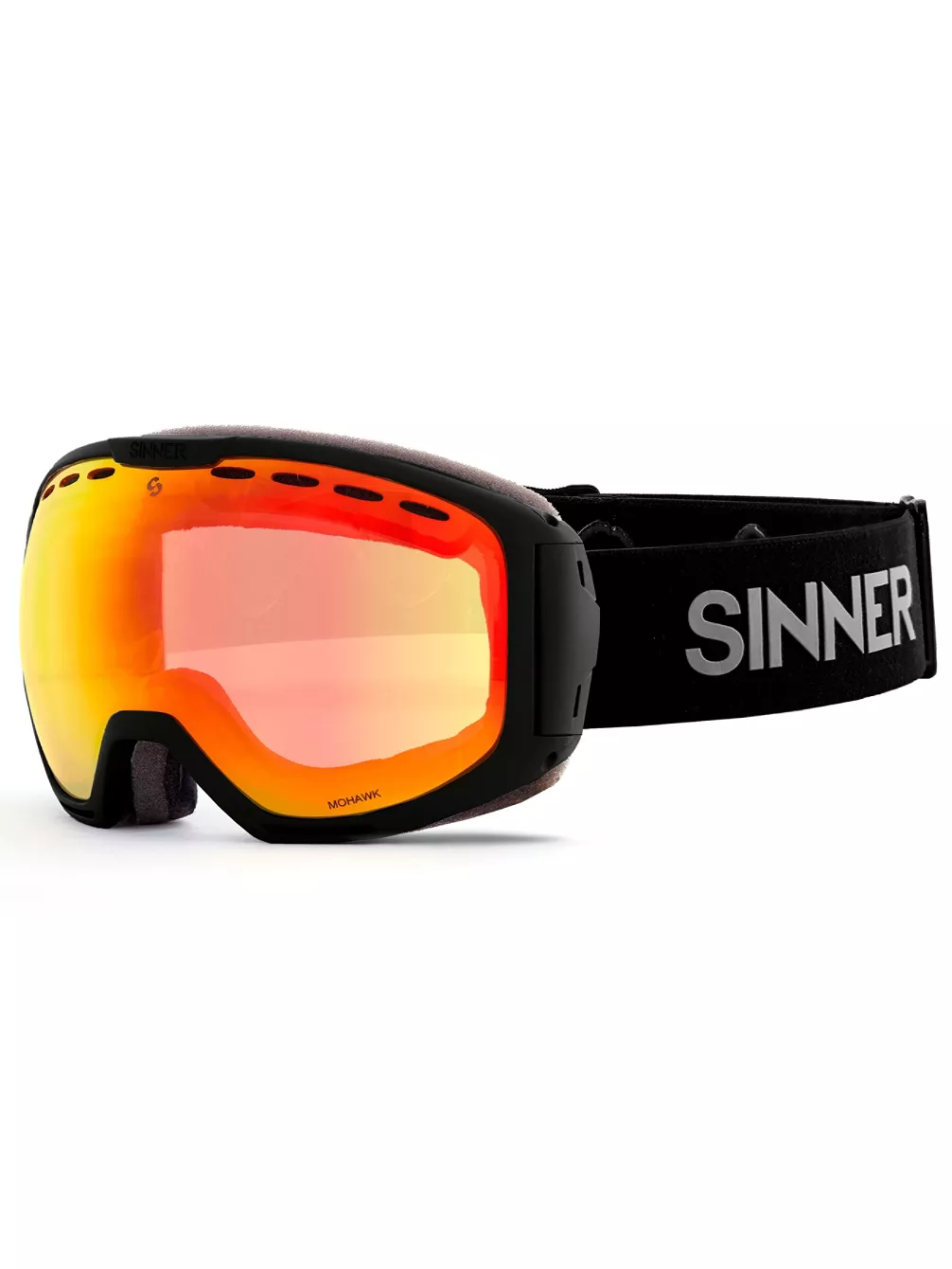 Sinner Mohawk Matte Black Goggle 3 Sinner Mohawk Matte Black Goggle