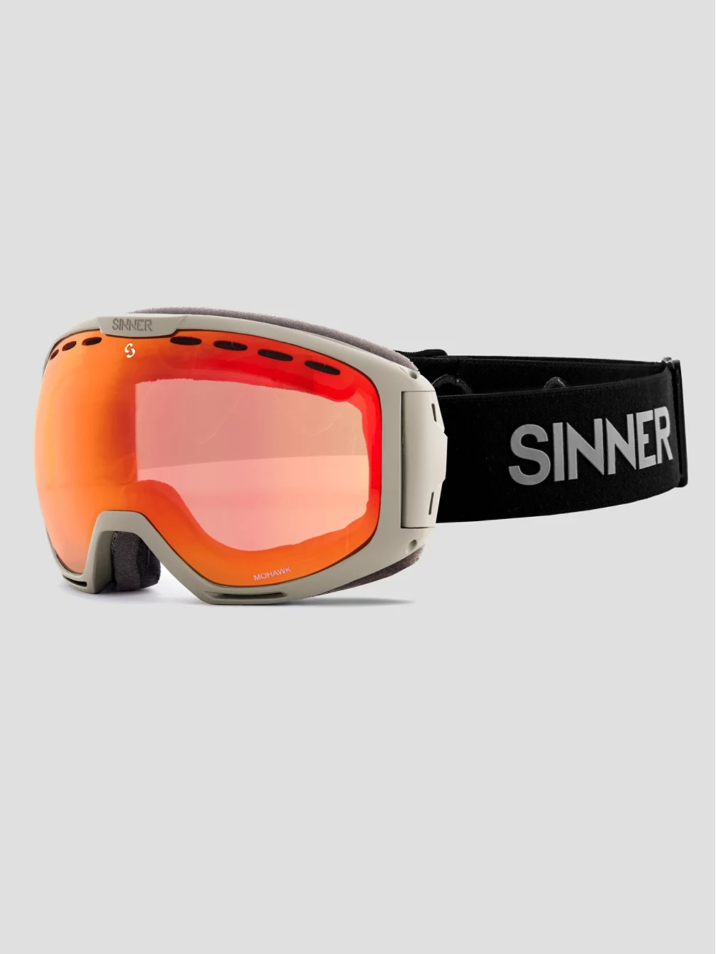 Sinner Mohawk Matte Light Grey (+Bonus Lens) Goggle 3 Sinner Mohawk Matte Light Grey (+Bonus Lens) Goggle