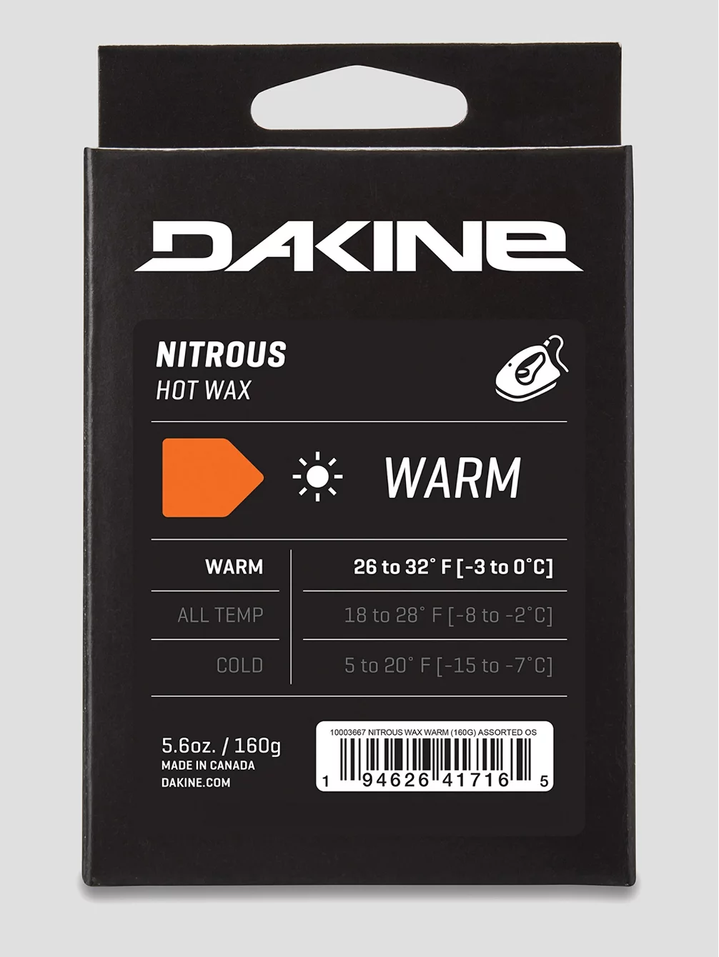 Dakine Nitrous Warm 160g Wachs 3 Dakine Nitrous Warm 160g Wachs