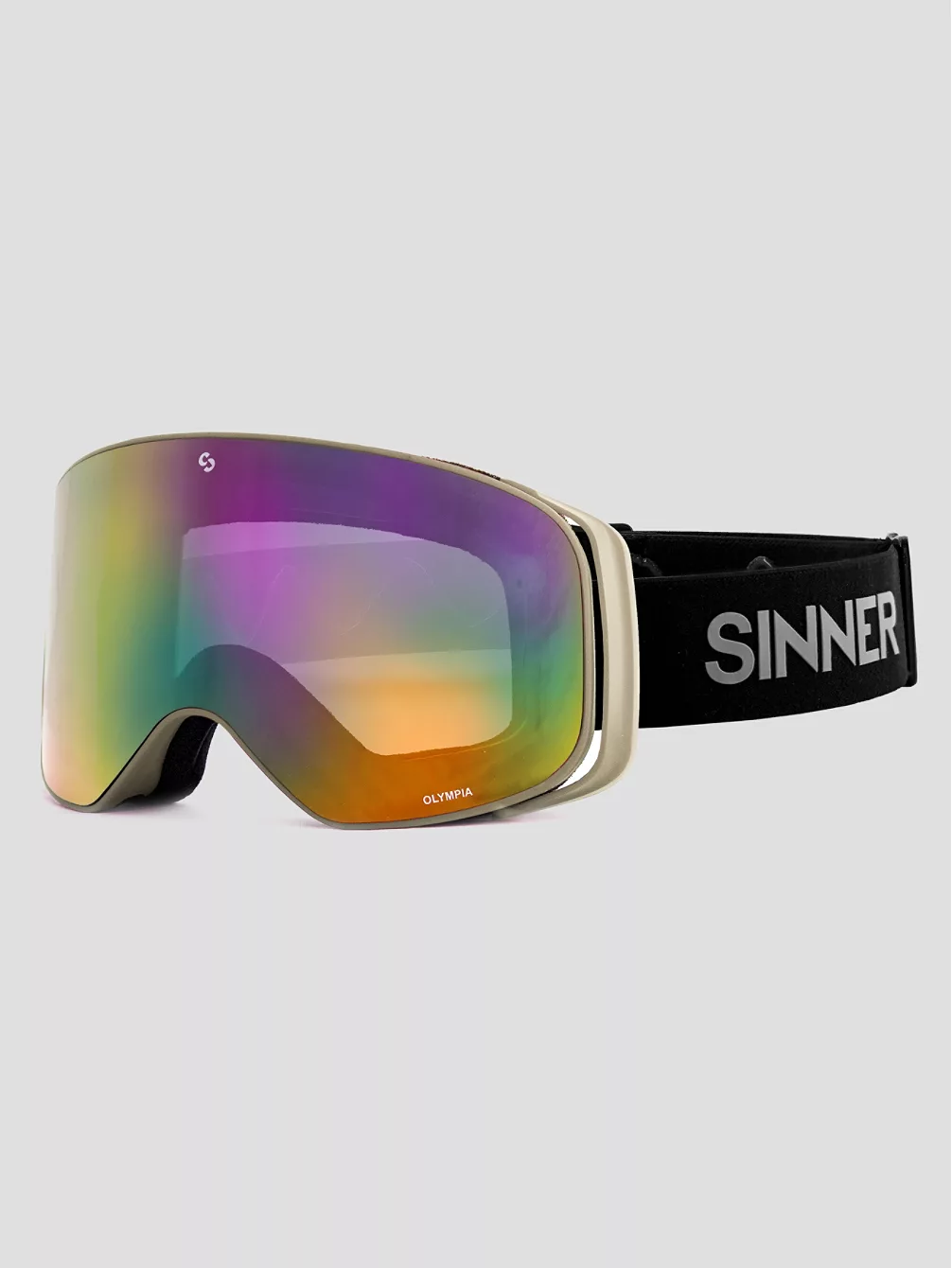 Sinner Olympia Matte Light Grey Goggle 3 Sinner Olympia Matte Light Grey Goggle