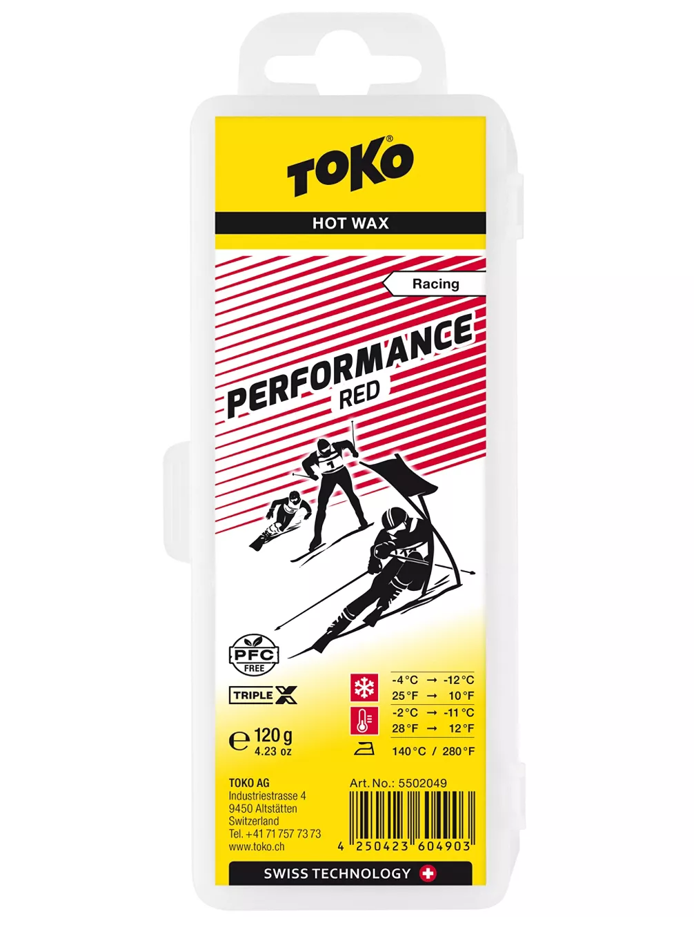 Toko Performance Red 120g Wachs 3 Toko Performance Red 120g Wachs
