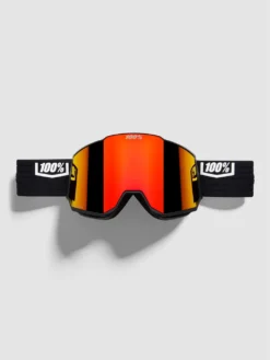 100Percent Snowcraft Xl Hiper Black/Red Goggle -Skiausrüstung Geschäft SnowcraftXlHiperBlackRedGoggle 3