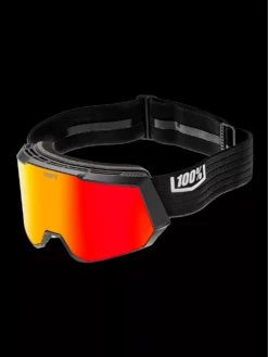 100Percent Snowcraft Xl Hiper Black/Red Goggle -Skiausrüstung Geschäft SnowcraftXlHiperBlackRedGoggle 4