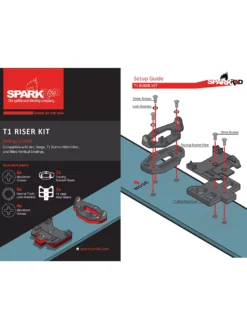 Spark R&D T1 Riser Kit -Skiausrüstung Geschäft T1RiserKit 2